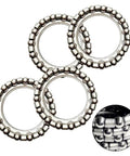 Grab Top Tier 4Pcs E-Bike Steering Bearings With Hard Chrome Steel Build For Rock Solid Durability And Smooth Rides. These High Performance Balls Measure Exactly 40X27mm To Fit Perfectly On Your Ride. Get Premium Quality Parts That Are Built Tough To, 4 chrome steel e-bike steering bearings, 40x27mm set