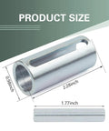 Dimension view of Three Quarters Inch To One Inch Shaft Adapter With Step Key Bushing High Heat Resistant Engine Crank Shaft Sleeve