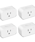 4 Pack WiFi Smart Plugs That Play Nice With Alexa And Google Home Heavy Duty 7 Day Programmable Timer 1800W 15A Outlet