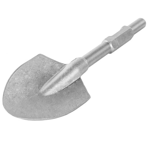 Heavy Duty Hex Shovel Bit For Jack Hammer 1 1/8 Inch Shank Universal Fit Demolition Tool Pro Grade Alloy Steel