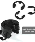Essential E Clip Assortment Kit For Bearings Gears Pulleys And Shafts With 10 Sizes From 1.5mm To 10mm External Retaining Rings