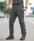 Men's Stretch Tactical Pants Waterproof Ripstop Cargo Pants For Hiking Work And Outdoor Adventures in Dark Gray