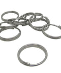 10 pack of 24mm split rings for scuba gear, 1.6mm stainless steel wire, rust resistant 304 steel, heavy duty BCD attachment