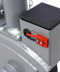 Close-up of Heavy Duty Electric Trailer Dolly With 5000 Lbs Towing Capacity showing gray motor casing and wiring connections.