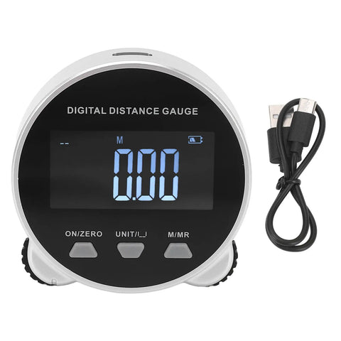 Slick Digital Tape Measure And Electronic Rolling Ruler Featuring Bright Lcd Screen Hella Precise Long Distance Tracking Tool Usb Rechargeable For Floor Plans And Curves