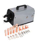 Heavy Duty Pneumatic Crimping Tool Built Solid For Cold Pressed Terminals 6 To 120 MM2 Copper Nose Die with terminals included.