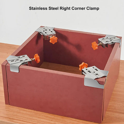 Must Have Pro Grade Angle Clamp For Woodworking And Picture Framing With High Precision 90 Degree Right Angle Clamp on box corner