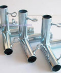 Metal fittings for 40 Foot Baseball Softball Batting Cage Kit With Straight Leg Frame Fittings 1 Inch Pipe Not Included