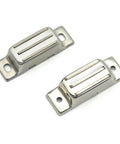 Stainless Steel Magnetic Door Catch And Closer For Home And Garage, Built Tough, Heavy Duty 1 Pack, Self Closing Door Latch angle view