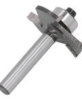 One Eighth Inch T Slot Router Bit With Quarter Inch Shank, Three Flute Ball Bearing Cutter And Half Inch Bearing, Tungsten Carbide Tip