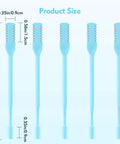 Five Pack 2 In 1 Nasal Hair Cutter Double Sided Nose Hair Trimmer Upgraded 360 Degree Rotating Manual Nose Trimmer size details