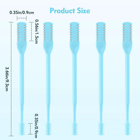 Five Pack 2 In 1 Nasal Hair Cutter Double Sided Nose Hair Trimmer Upgraded 360 Degree Rotating Manual Nose Trimmer size details