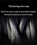 Heavy Duty Electric Hoist Winch For Home And Workshop Lifting 300kg To 400kg Capacity with thick steel wire rope.