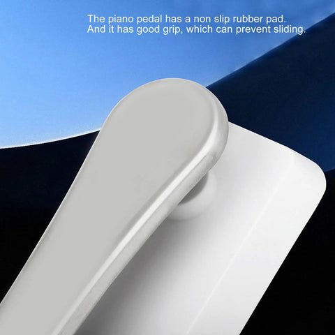 Universal Keyboard Sustain Pedal With 1/4 Inch Input Plug And Anti Slip Rubber Bottom, Super Responsive Piano Foot Pedal Close-up
