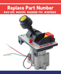 K90 PTO Hoist Control Valve With Switch And Brighter Light For Dump Trucks, Air Shift, Push To Connect Fittings, Compatible With Apsco AV 295