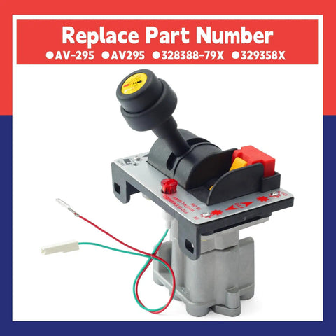 K90 PTO Hoist Control Valve With Switch And Brighter Light For Dump Trucks, Air Shift, Push To Connect Fittings, Compatible With Apsco AV 295
