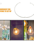Solid Retrofit Recessed Light Clips With Spring Clamp Replacement Kit For Ceiling Downlights Spotlights Compact Iron Material In Sleek Silver Finish Perfect Upgrade For Home Or Commercial Spaces Easy Install No Mess, silver iron spring clip ring for recessed downlights