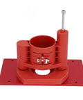Beefed Up Router Lift System For Woodworking, Easy Lift Base Kit With Tenoning Slotting Chamfering Capabilities, Red ABS build