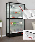 Heavy Duty Sliding Barn Door Hardware Kit With Dead Silent Rollers And Sturdy Aluminum Track Glides Like Magic For Closets And Space Dividers Super Fast Setup At Forty Seven Inches in modern display cabinet.