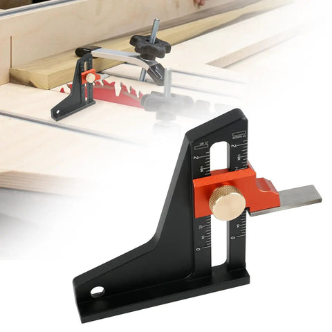 Table Saw Height Gauge For Woodworking 0 To 2 Inches Precision Depth Gauge And Router Height Adjuster