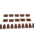 Center Mount Drawer Slides For Dressers And Cabinets, 10 Sets With Screws Included, Easy Install, Lightweight 150g