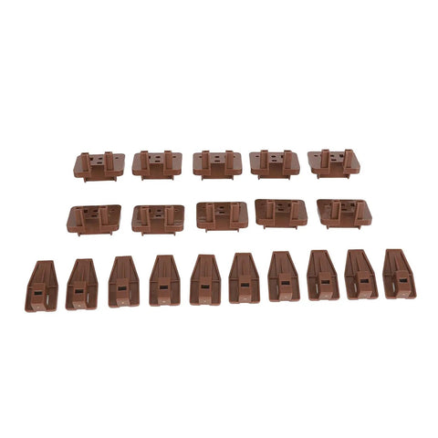 Center Mount Drawer Slides For Dressers And Cabinets, 10 Sets With Screws Included, Easy Install, Lightweight 150g