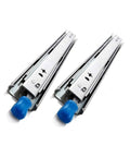 Heavy Duty Full Extension Drawer Slides With Secure Lock And Wide 53 Millimeter Design Ultra Quiet Ball Bearing Glides visible from above.