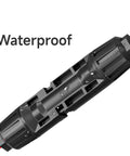 Close-up of 10 AWG SAE Solar Panel Extension Cable With 2 Polarity Reversed Adapters showcasing waterproof connector