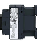 Side view of LC1D Series 24V AC Contactor 18 Amp Heavy Duty Motor Starter with 3 Poles, ideal for machinery control panels.
