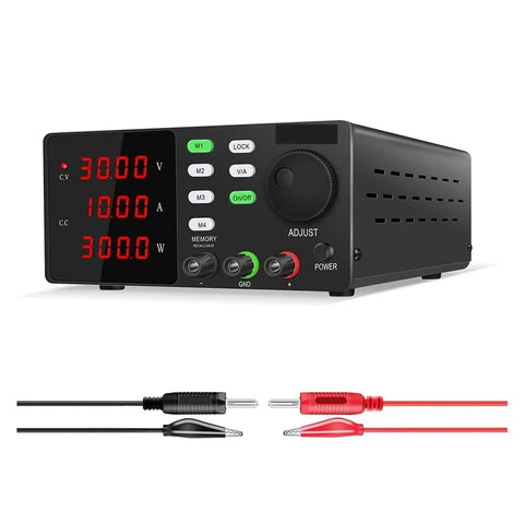 Usb Dc Laboratory Power Supply With Adjustable Output From 0 To 60V And 0 To 10A For Benchtop Electronics 120V Input Switching Regulated Bench Unit For Phone And Pcb Repair Beefed Up Stability Easy Control Interface And Clear Readout