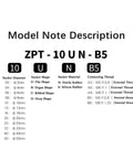 Model description of Heavy Duty Zpt32bs A6 White Silicone Rubber Vacuum Suction Cup for ZPT pneumatic manipulators.