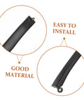 Replacement Eyeglass Arms Durable Temple Legs For Quick Eyewear Repair Kit Easy To Install Comfortable Fit And Stylish Design For A Fast Glasses Fix At Home, showing black eyeglass arm detail, labeled 'Easy to Install' and 'Good Material'.