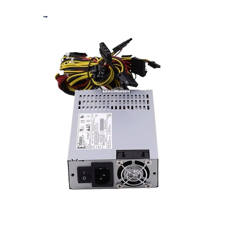 Top Notch 300W Power Supply for 1U Servers, 80 Plus Certified Industrial PSU with ENH1930, Energy Efficient, Durable Rackmount Server Power, Quiet, Reliable, Hot Swap Ready, Heavy Duty PSU for Small Data Centers, 1U gray metal PSU with fan