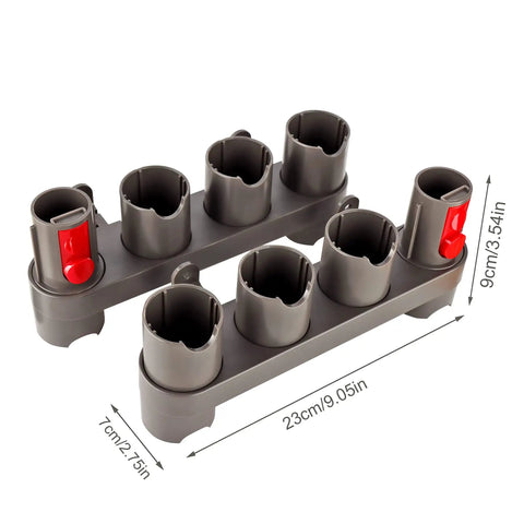 Dyson Vacuum Docking Station Organizer Kit With 2 Pack Attachment Holder And 10 Storage Adapters For Gen5 G5 V15 V12 V11 V10 V8 V7 SV10 SV11 Cleaners, Handy Quick-Grab Accessories Rack For Easy Storage
