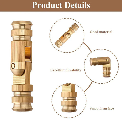 Product details of Hidden Brass Barrel Hinges 5mm Set Of 30 Pcs, 180 Degree Opening, showing material and durability