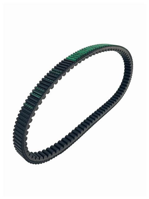 Heavy Duty Car V Drive Belt For Piaggio Vespa Aprilia Gilera Max Gts Nexus Mp3 Scooter, black and green rubber, high mileage upgrade.
