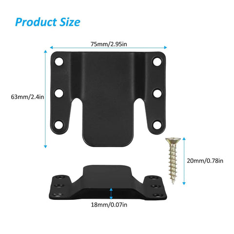 Lock Down Your Sectional Couch With These Heavy Duty Sofa Stabilizers That Stop Shifting Cold Keep Things Tight For A Slick Living Room Setup Includes Durable Interlock Brackets Plus Stainless Steel Bolts, showing product size details.