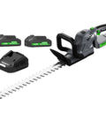 20 Inch Cordless Hedge Trimmer With 180 Degree Rotatable Handle Dual Battery Pack And Charger Powerhouse Copper Motor Up To 3000 RPM