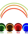 100 Pack LED Filament Diode Edison Bulb Accessories Flexible Filament Strands For DIY Lighting Projects DC3V 2200K multicolor