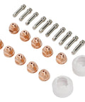 PCH-51 Plasma Torch Consumables Kit With Electrodes 9-5633 Nozzles 9-5724 Shield 8-5526 22-Piece Set For 3XR 4XI 5XR