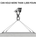 Heavy Duty Hammock Hanging Kit With 360 Degree Rotate Hooks, 1000 Lb Capacity, steel mount connected to concrete
