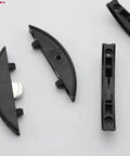 Kickass 50 Pack Woodworking Biscuit Joiners Rock Solid Invisible Frame Connectors, durable black nylon fasteners, precise fit.