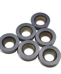 Heavy Duty Indexable Carbide Lathe Tool With RPMW1003MO Insert For Steel And Stainless Steel Turning Cutting Machining Works That Hold Up, six black carbide inserts.
