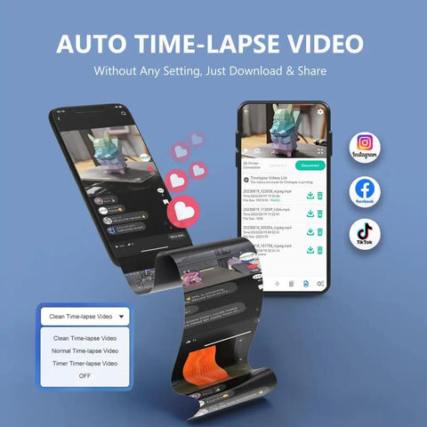 Total Game Changer Wireless 3D Printer Camera With Sweet Live Streaming And Hella Easy Plug And Play Wifi For Remote Monitoring Digital Zoom And Time Lapse Prints On Prusa Frames