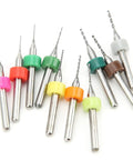 10Pcs Micro Twist Drill Bit Set For Pro Grade Gas Orifices And Mini Vises Tungsten Steel Cobalt Spiral Bits displayed