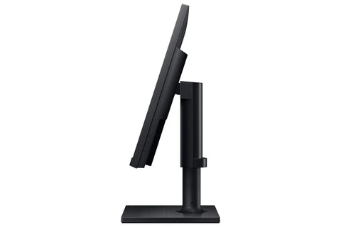Side view of 24 Inch IPS Monitor With 1920x1200 WUXGA, 75Hz, Ultra Thin Bezel, height adjustable stand, black