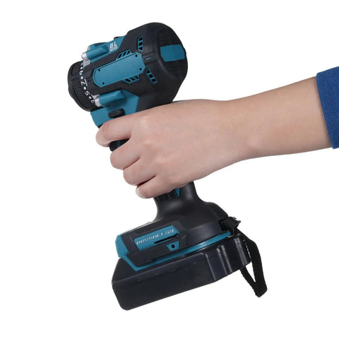 Heavy Hitter 21V Cordless Drill With 55Nm Badass Torque And Dual Speed Switches For Zero Hustle Diy Chores And Rapid Home Fixes held in hand.
