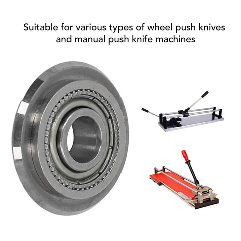 Kick Your Tile Projects Into High Gear With Heavy Duty Tungsten Carbide Scoring Wheel Plus Balanced Bearing For Clean Snap Breaks On Two To Twenty Millimeter Surfaces Solid Workhorse Duo