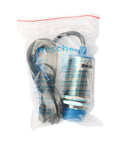 Capacitive Proximity Sensor M30 Non Shield Type NPN Normally Closed 3 Wire Output 10 To 30V DC Detects Dielectrics, blue