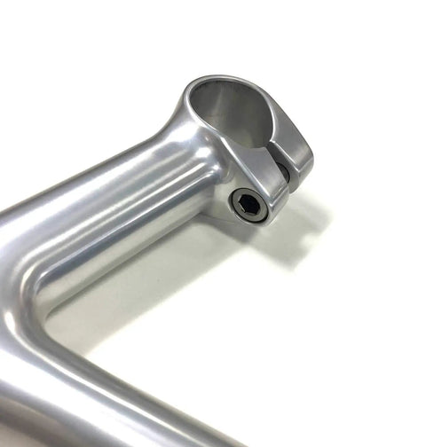 1A Quill Bicycle Stem 26mm Clamp, 120mm Length, Milky Anodized Finish, classic retro design, durable aluminum construction